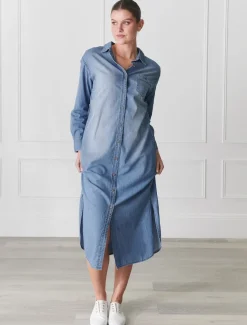 Charlie Denim Shirt Dress