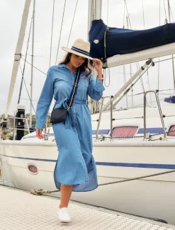 Charlie Denim Shirt Dress
