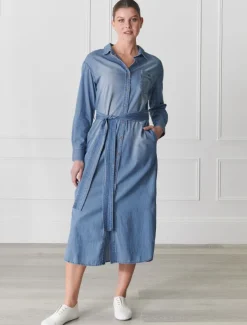 Charlie Denim Shirt Dress