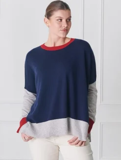 Chloe Cashmere Knit Navy