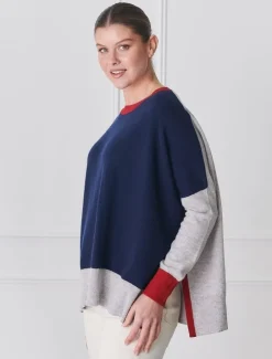Chloe Cashmere Knit Navy