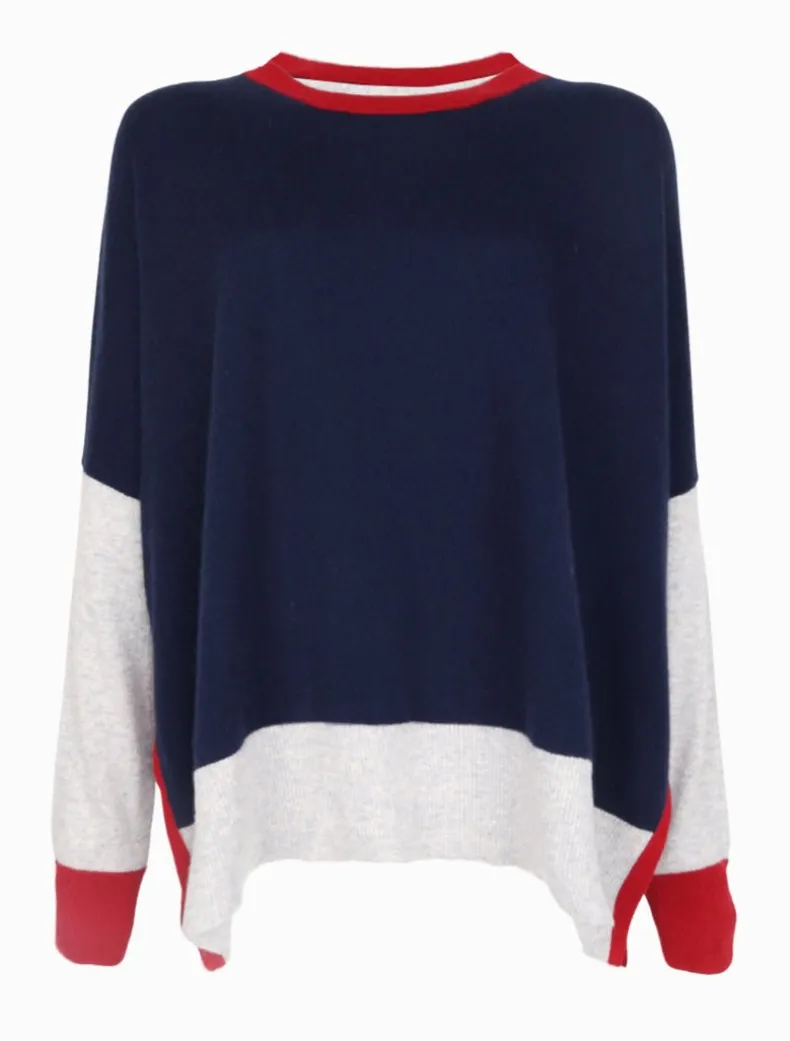 Chloe Cashmere Knit Navy