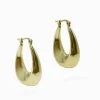 Chunky Tear Drops Gold