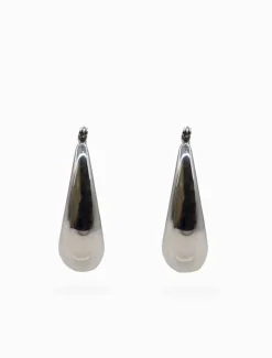 Chunky Tear Drops Silver