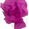 Cindy Fascinator Bright Pink