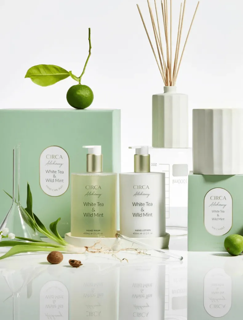 CIRCA Kitchen Alchemy Hand Care Duo White Tea and Wild Mint
