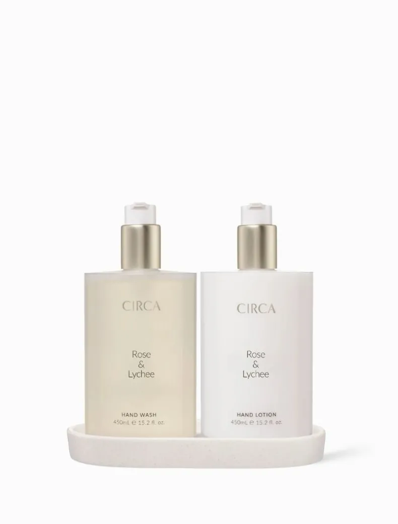 CIRCA Rose and Lychee Hand Care Duo Set 900ML
