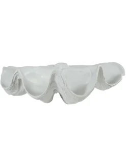 Clam Shell Decor 52cm White