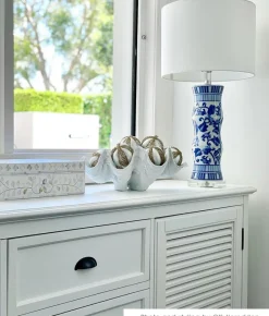 Clam Shell Decor 52cm White