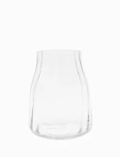 Classic Ribbed Vase Clear Small