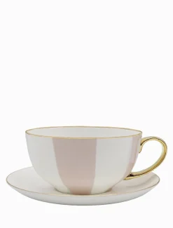 Classic Striped Tea Cup Pink 300ML
