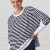 Claudia Striped Sweatshirt