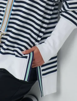 Claudia Striped Sweatshirt