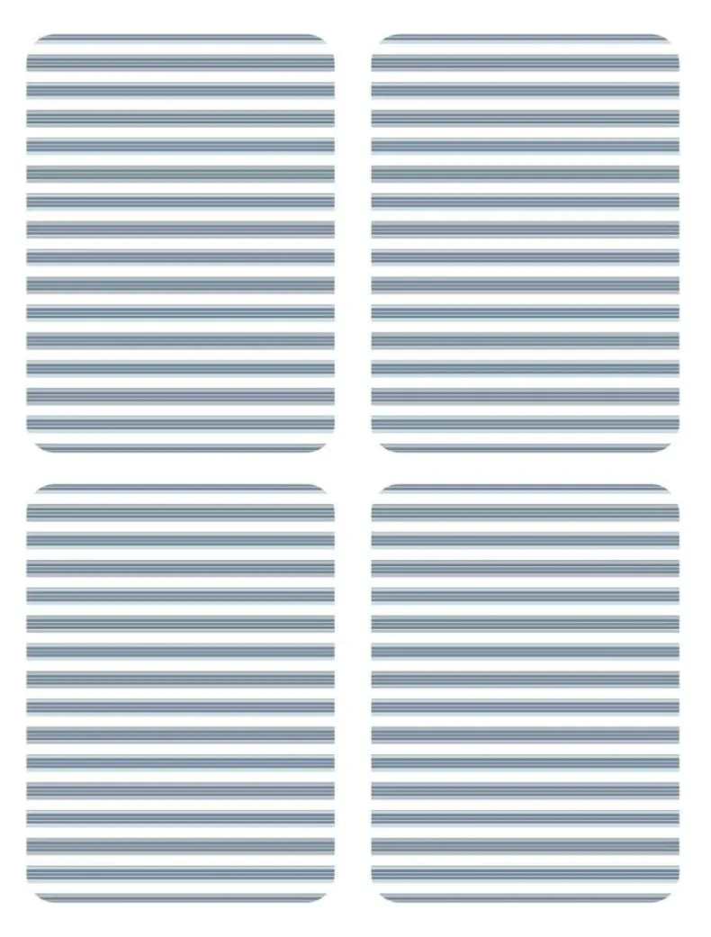 Coastal Stripes Placemats (Set of 4)