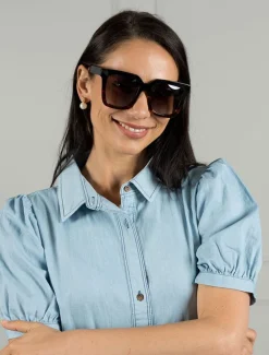 Coco Sunglasses Black Tortoise