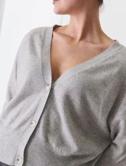 Collette Knit Cardigan Grey