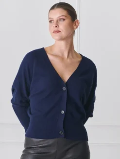 Collette Knit Cardigan Navy