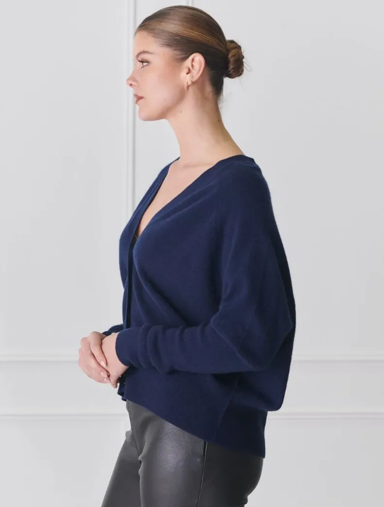 Collette Knit Cardigan Navy