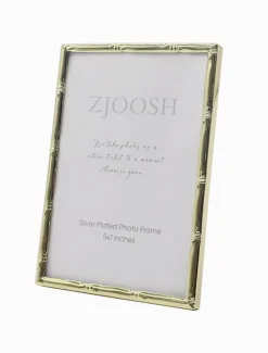 Colonial Bamboo Photo Frame Gold 5x7