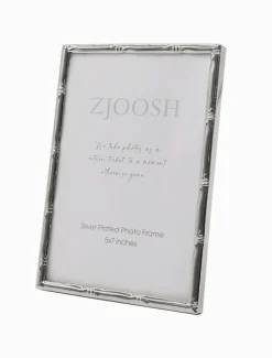 Colonial Bamboo Photo Frame Silver 5x7