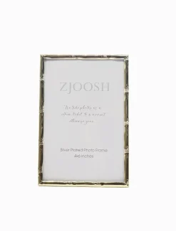Colonial Bamboo Photo Frame Gold 4x6