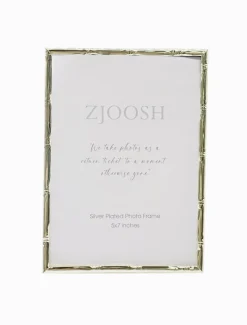 Colonial Bamboo Photo Frame Gold 5x7
