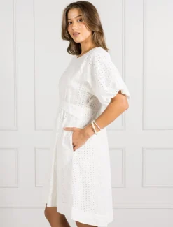 Connie Lace Dress White - FINAL SALE