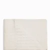 Cotton Quilted Throw Natural