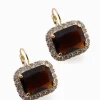 Crystal French Hooks Chocolate and Champagne