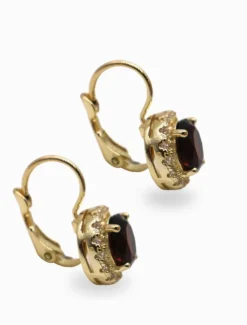 Crystal Surrounds French Hooks Chocolate