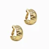 Cushion Hoops Gold