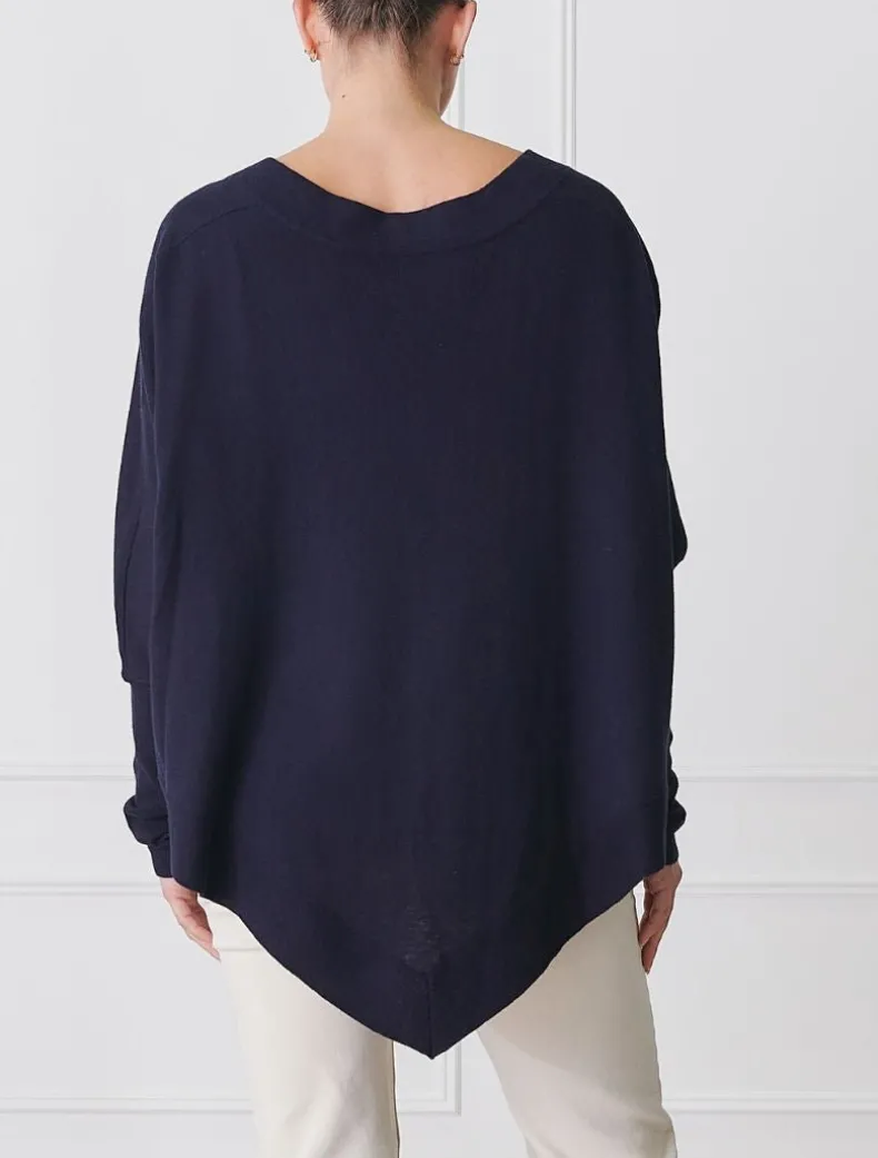 Dahlia Cotton Cashmere Jumper Navy