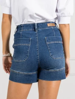 Daisy Denim Short Indigo - FINAL SALE