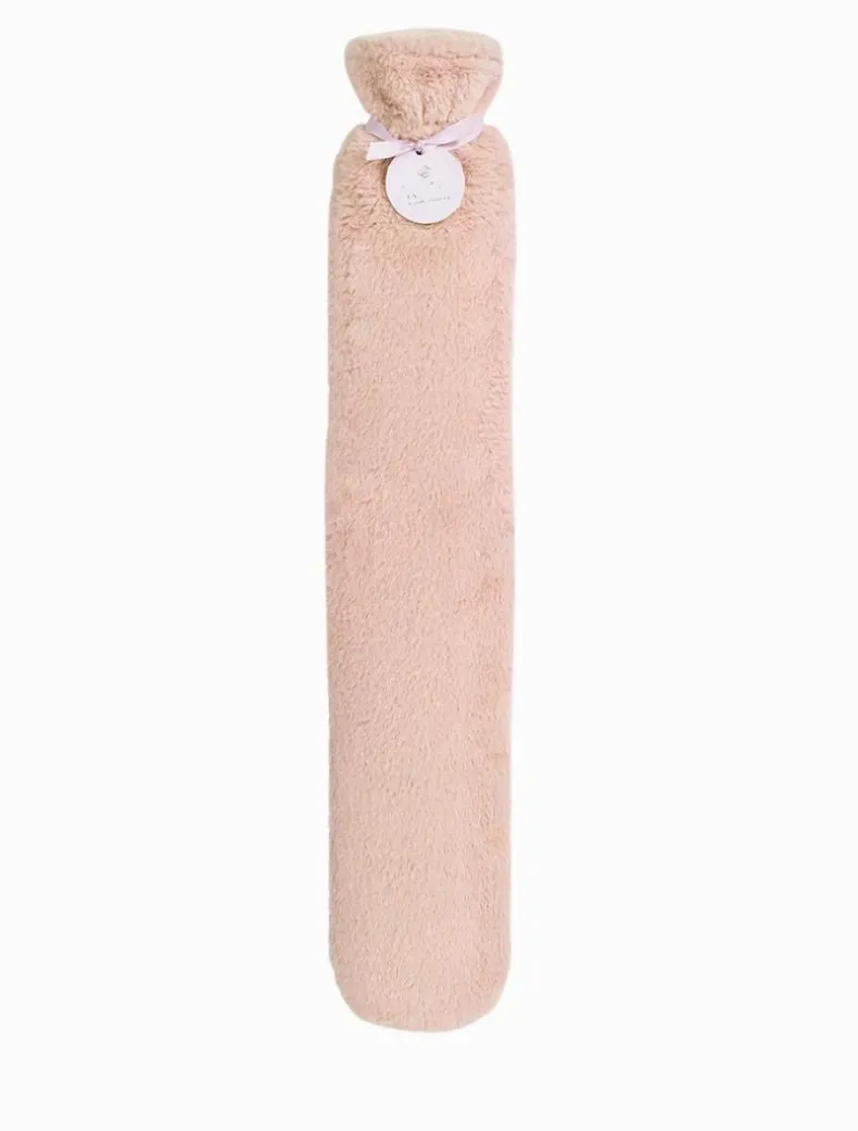 Deluxe Long Hot Water Bottle Rose