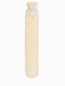 Deluxe Long Hot Water Bottle Caramel