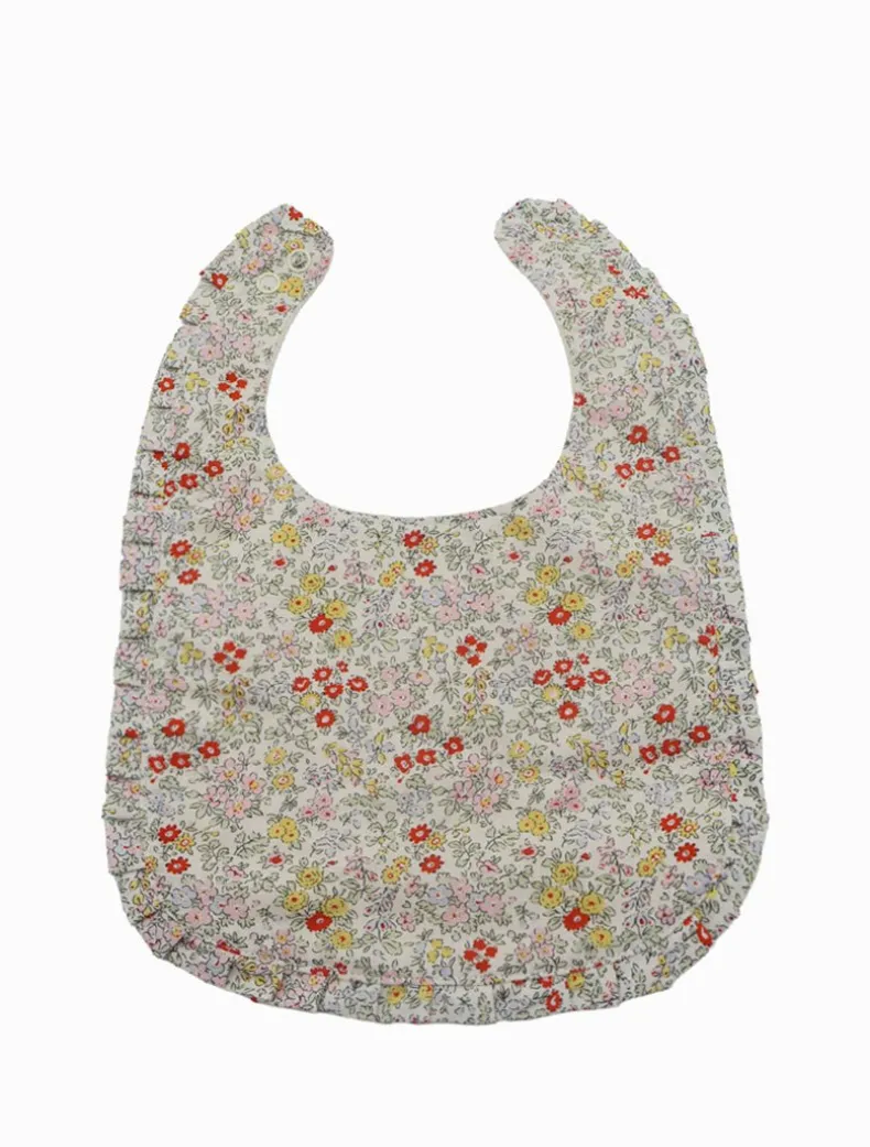 Ditsy Bib White
