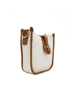 Dominic Bag White Tan