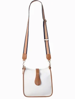 Dominic Max Bag White Tan