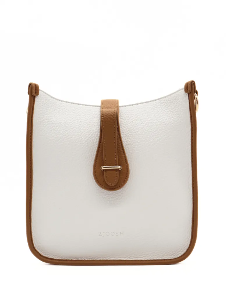 Dominic Max Bag White Tan