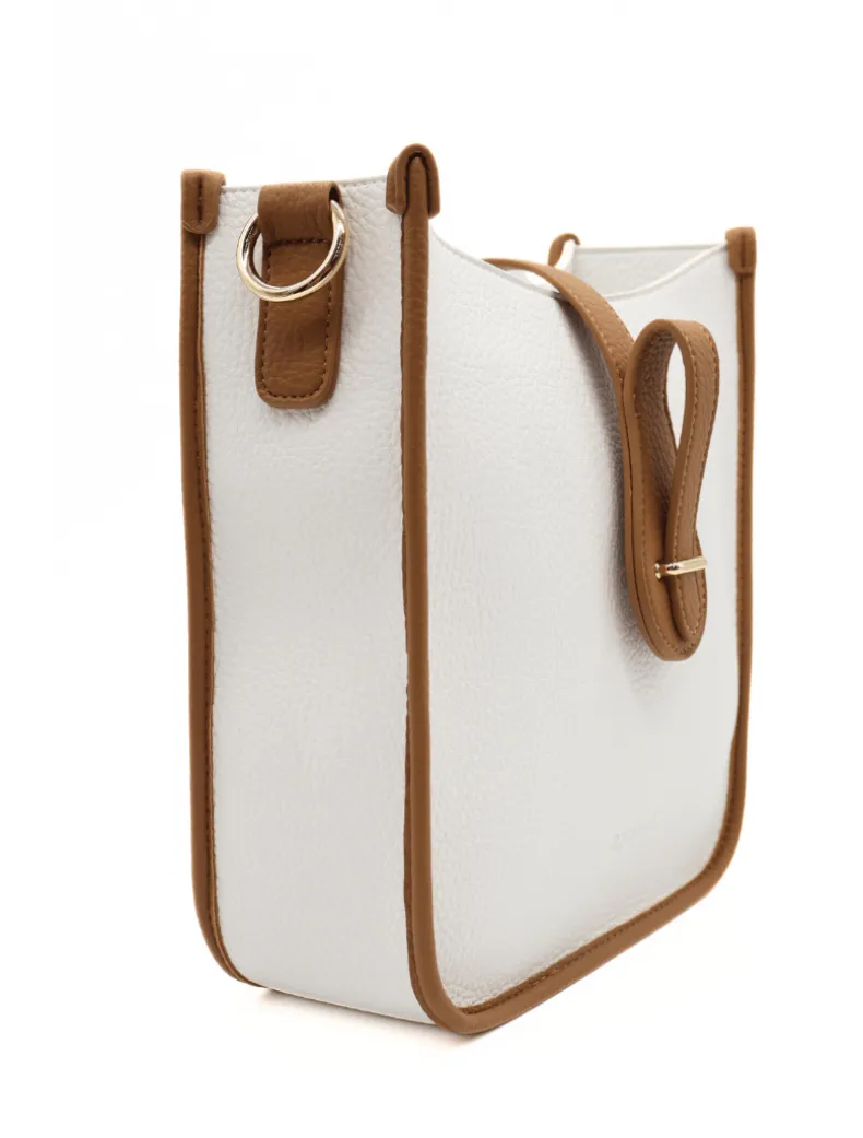 Dominic Max Bag White Tan