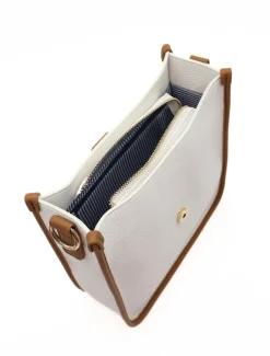 Dominic Max Bag White Tan