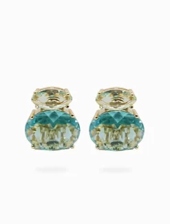 Double Crystal Clip Ons Minties