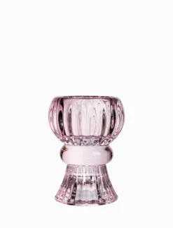 Dual Tealight Holder Rose