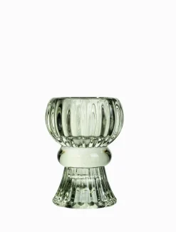 Dual Tealight Holder Sage