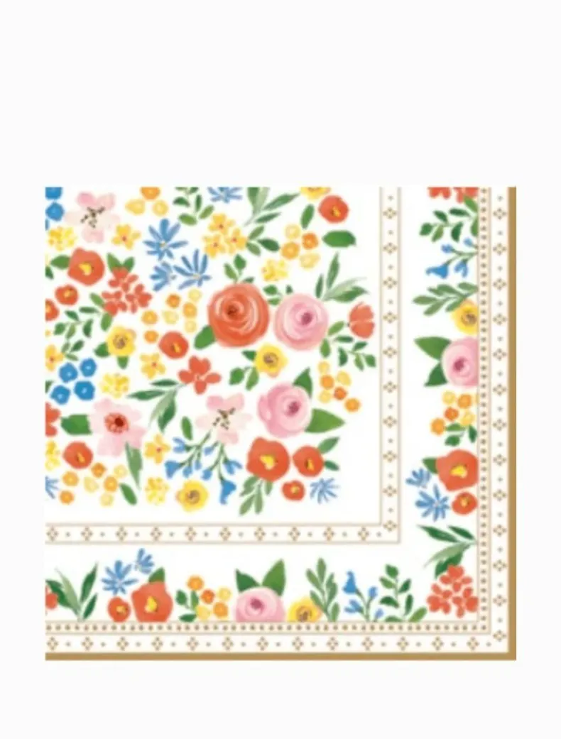Easy Life Boho Flowers Napkins 20pk