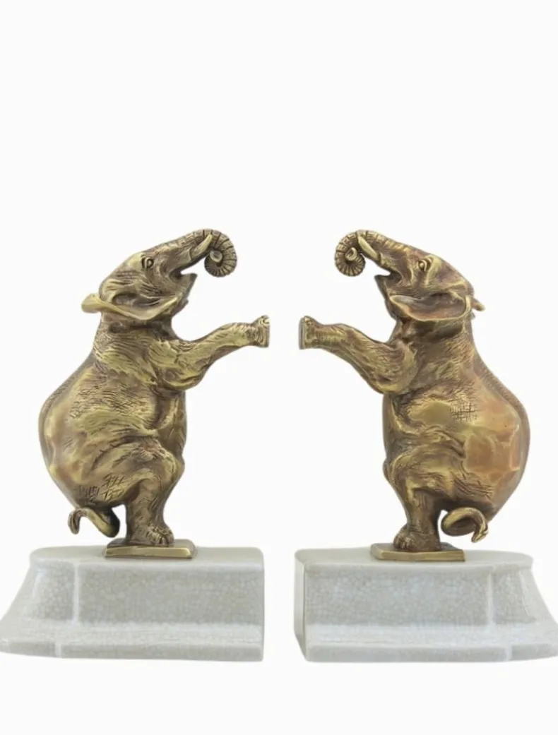 Elephant Bookends