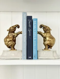 Elephant Bookends