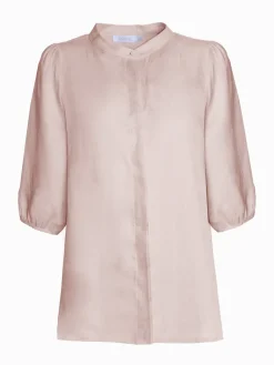 Evie Linen Shirt Cantelope - FINAL SALE