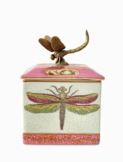 Exotico Trinket Box Libelula Pink