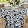 Fakistra Round Tablecloth Blue